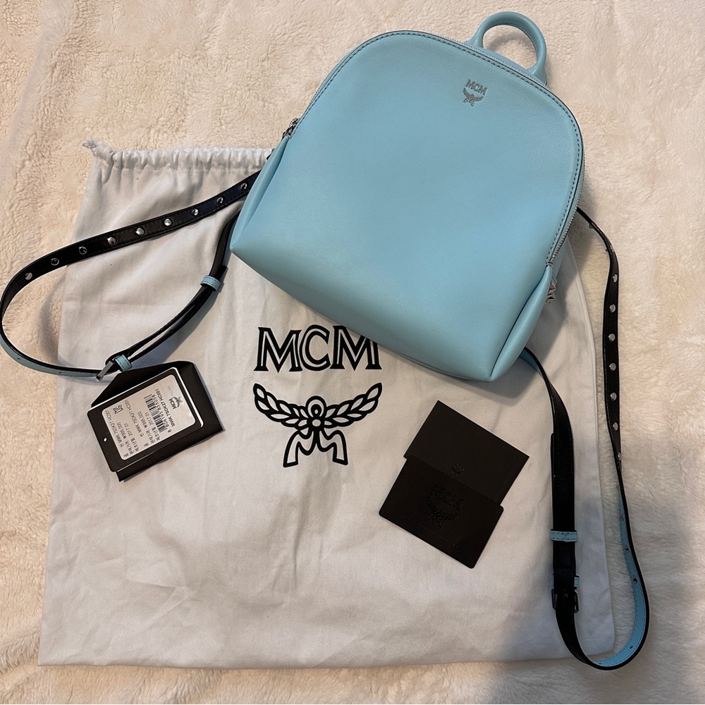 MCM Duchess Studded Mini Backpack
